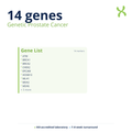 Genetic Prostate Cancer — biomarker categories