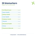 Weight Loss Commencement — biomarker categories