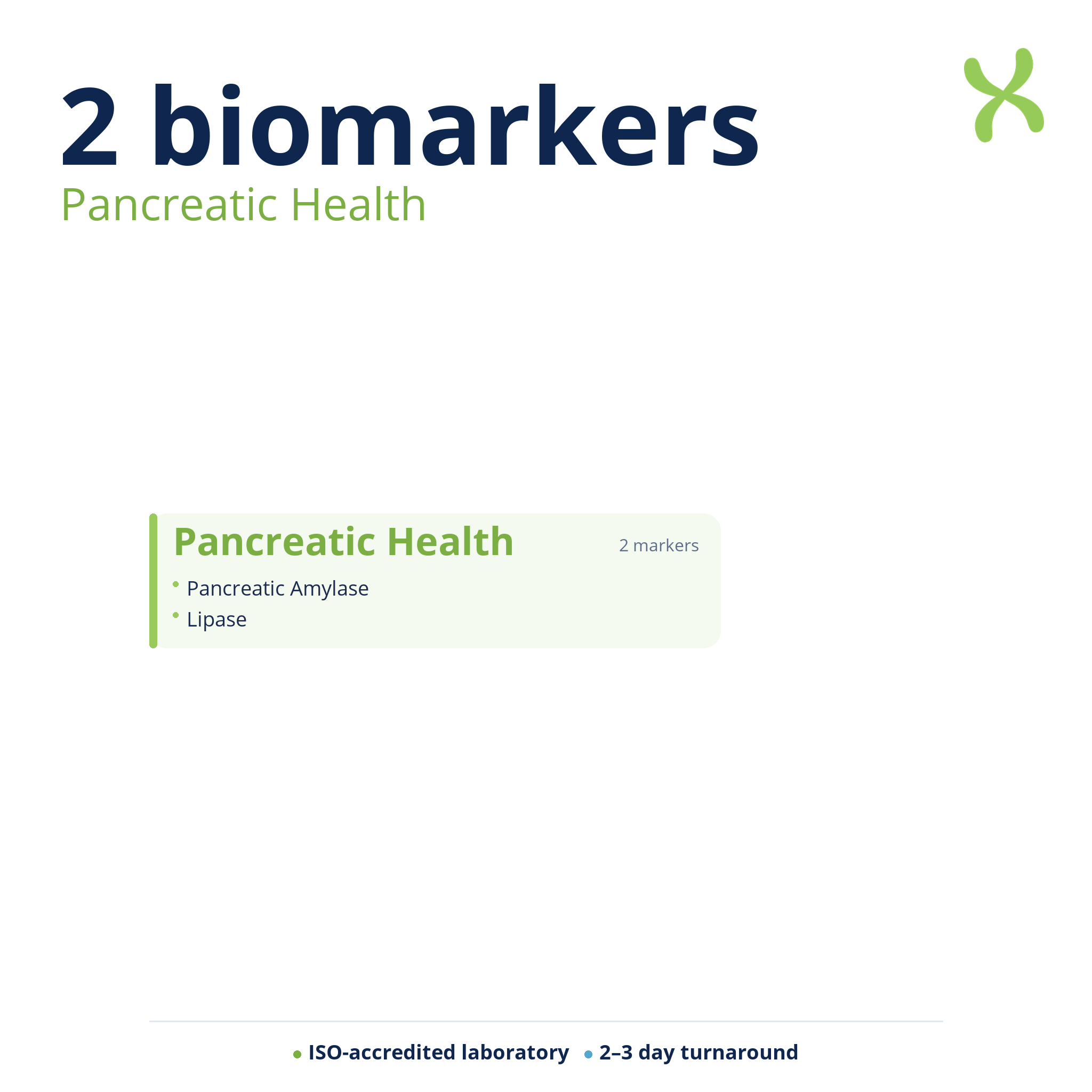 Pancreatic Health — biomarker categories