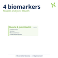 Muscle and Joint Health — biomarker categories