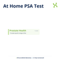 At Home PSA Test — biomarker categories