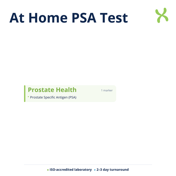 At Home PSA Test — biomarker categories