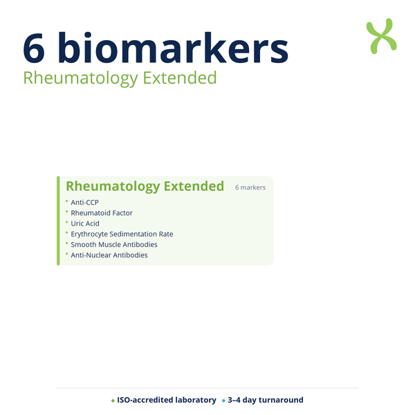 Rheumatology Extended — biomarker categories