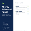 Allergy Enhanced Panel: what's included